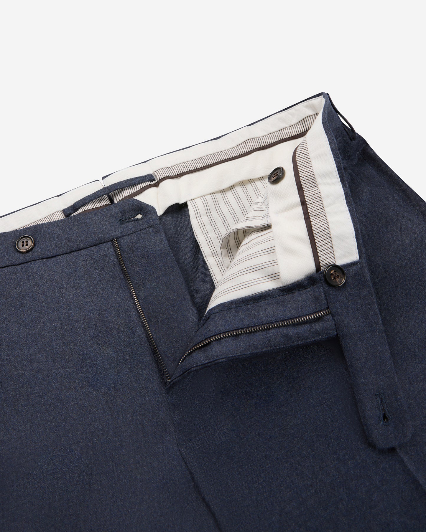 ウールフランネル レギュラーフィットパンツ