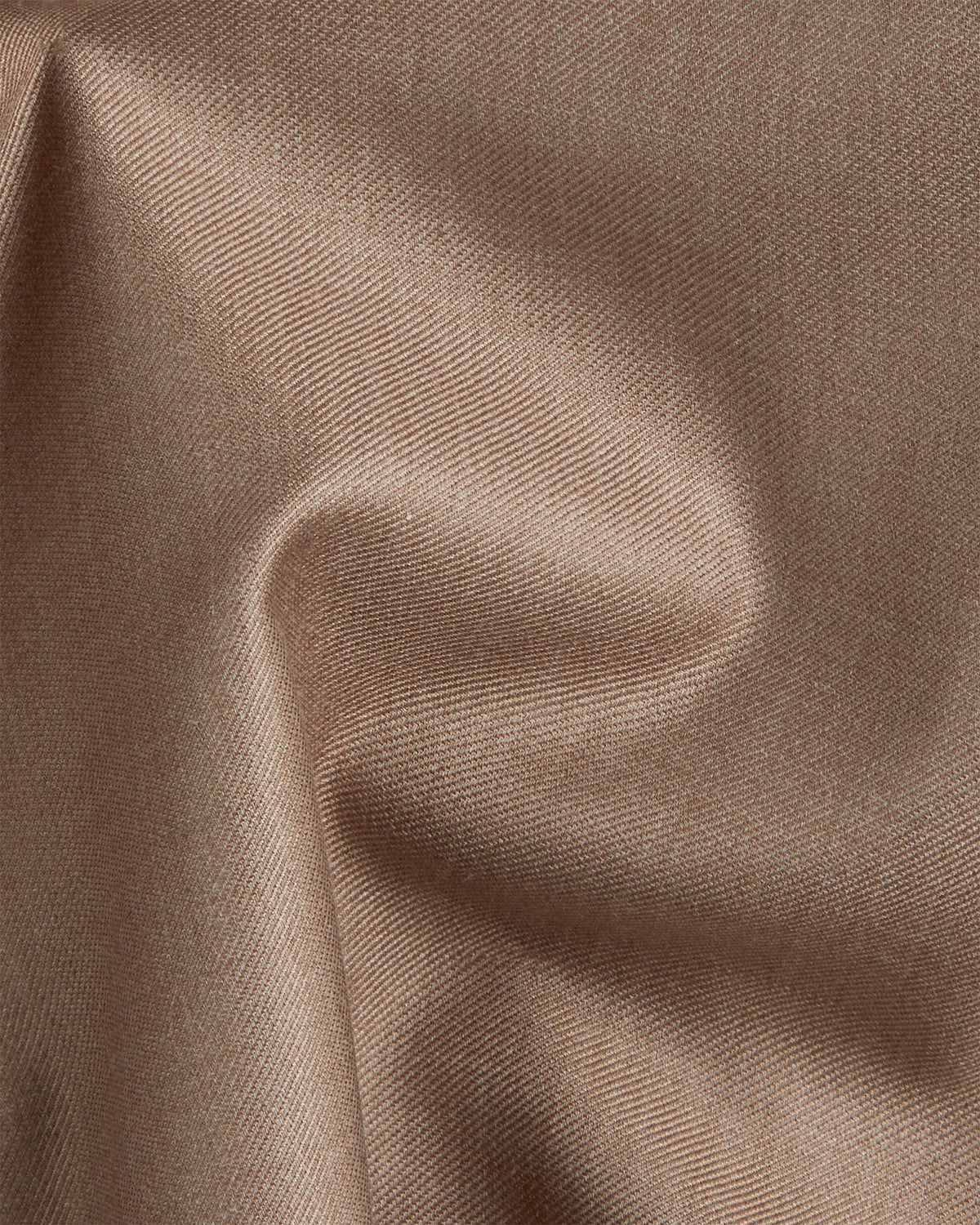 Pantalone regular fit in twill di lana e seta