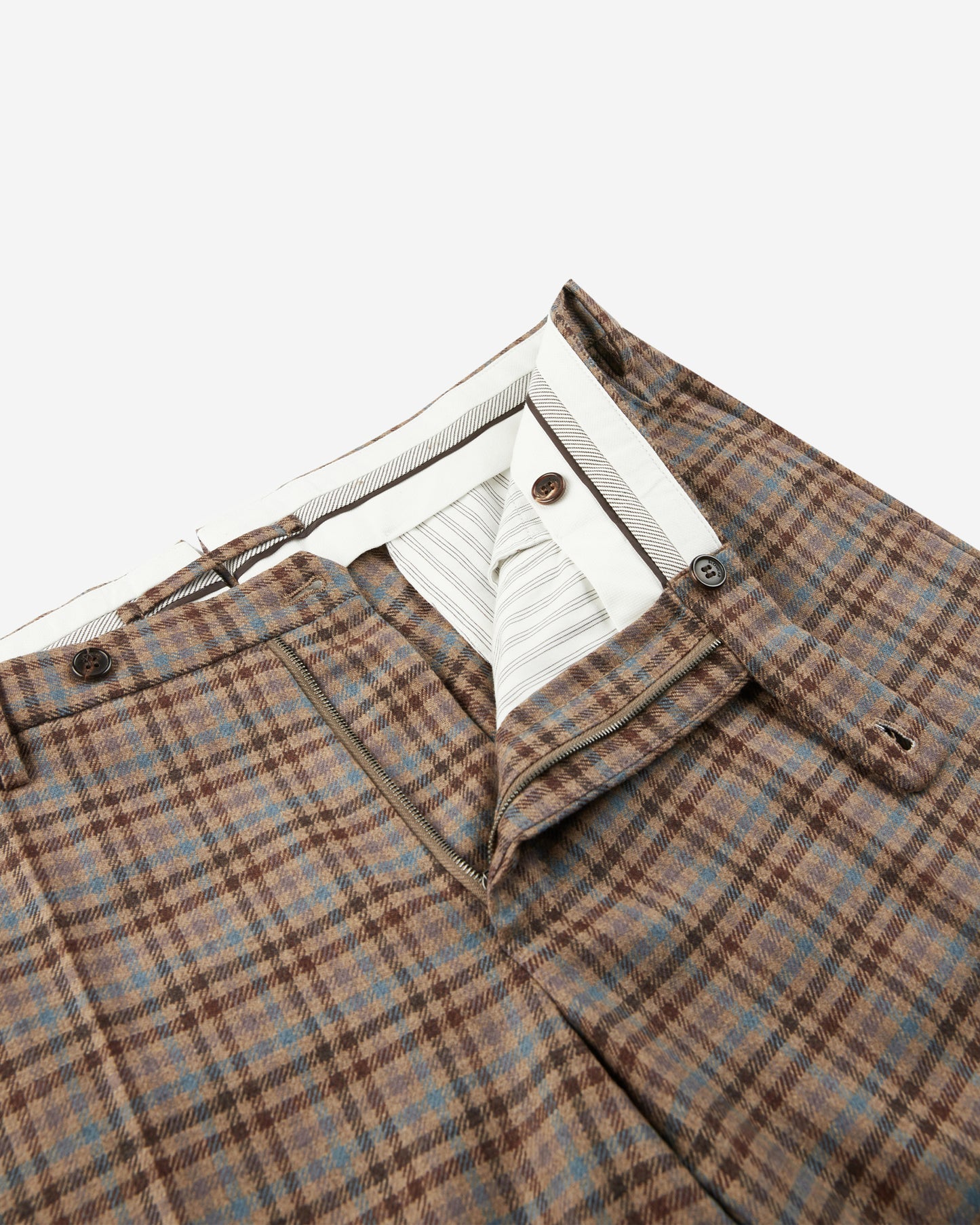 ウールとカシミア・レギュラーフィットパンツ