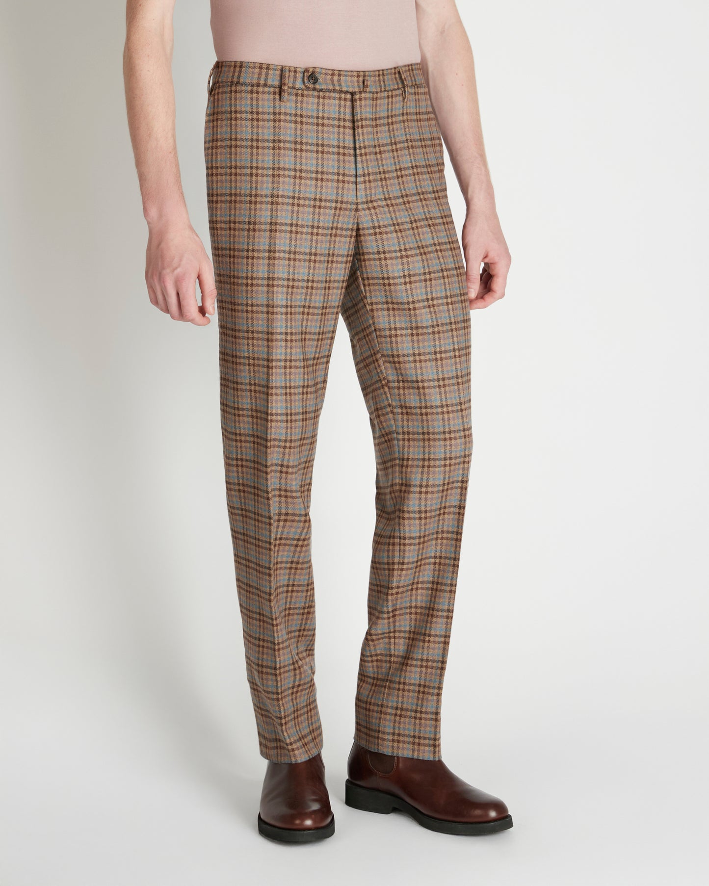 ウールとカシミア・レギュラーフィットパンツ