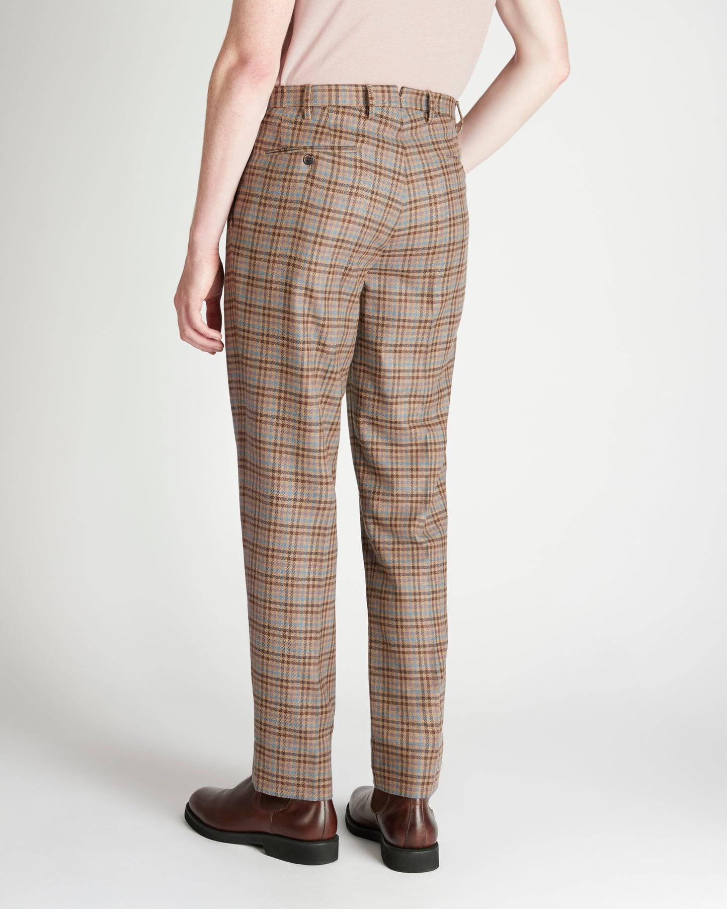 ウールとカシミア・レギュラーフィットパンツ