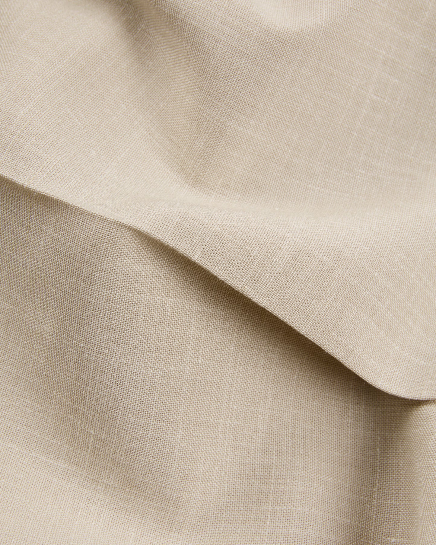 Regular fit wool, linen and silk fabric trousers