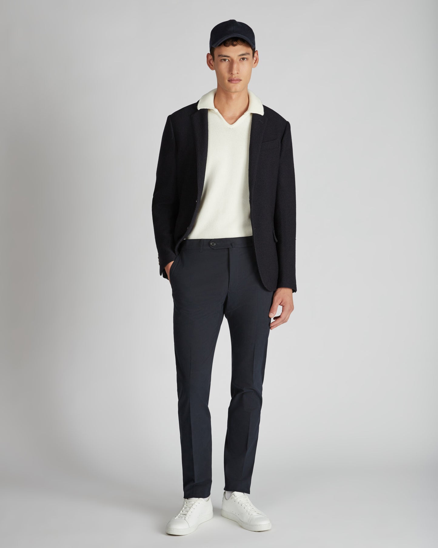Slim fit gabardine Flexpant