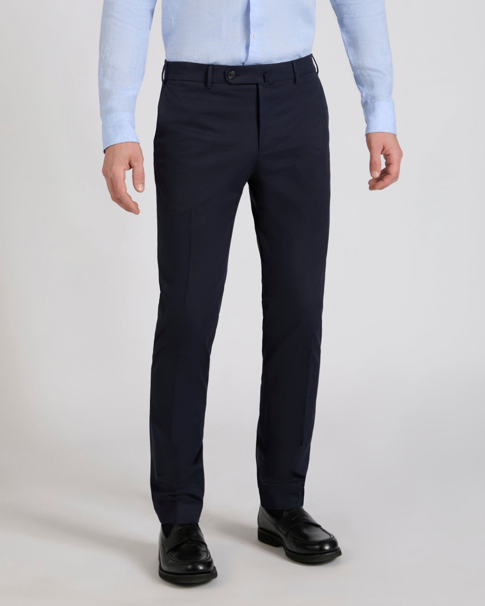 Slim fit technical fabric Flexpants - dark blue – Slowear