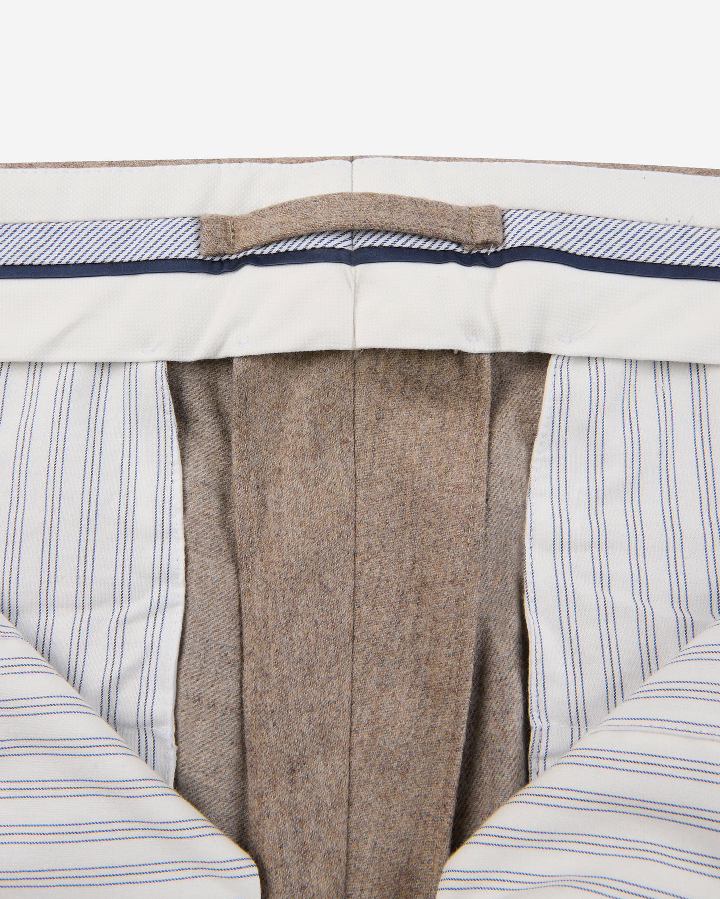 ウールブレンド テーパードフィットパンツ