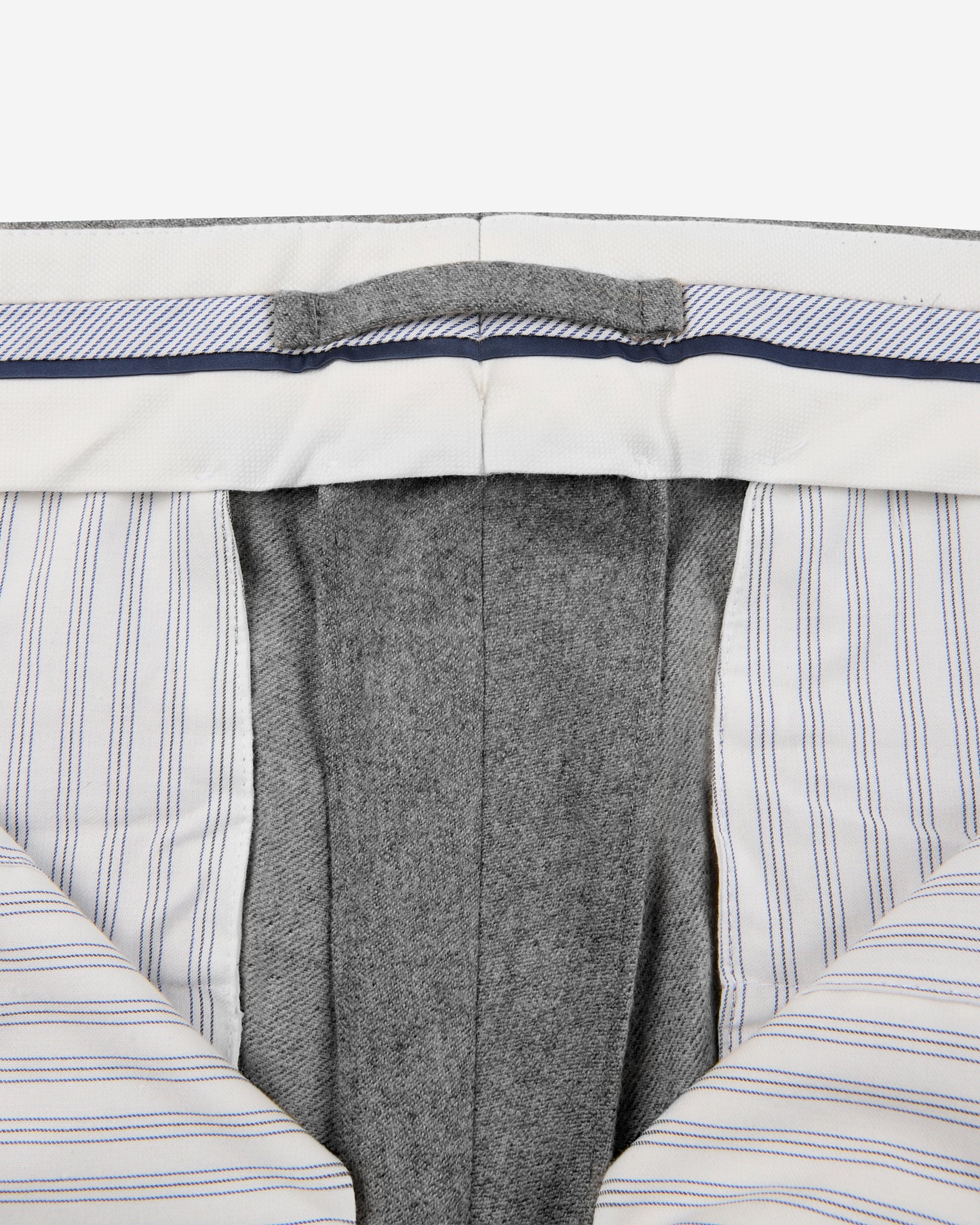 ウールブレンド テーパードフィットパンツ