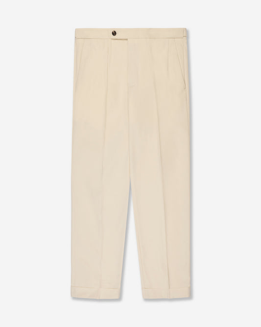 Hose Tapered Fit aus Baumwollkrepp