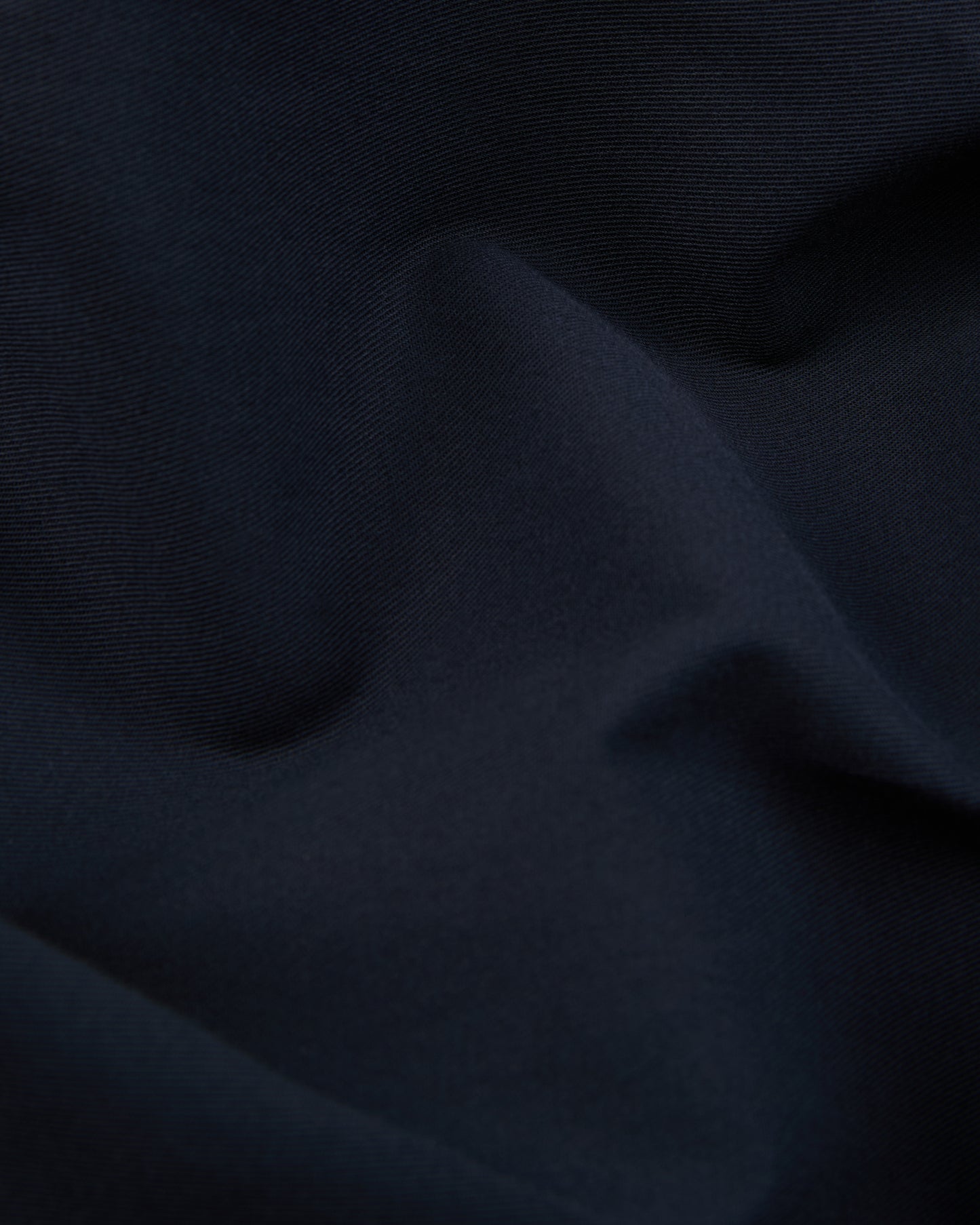 Tapered fit crepe cotton trousers