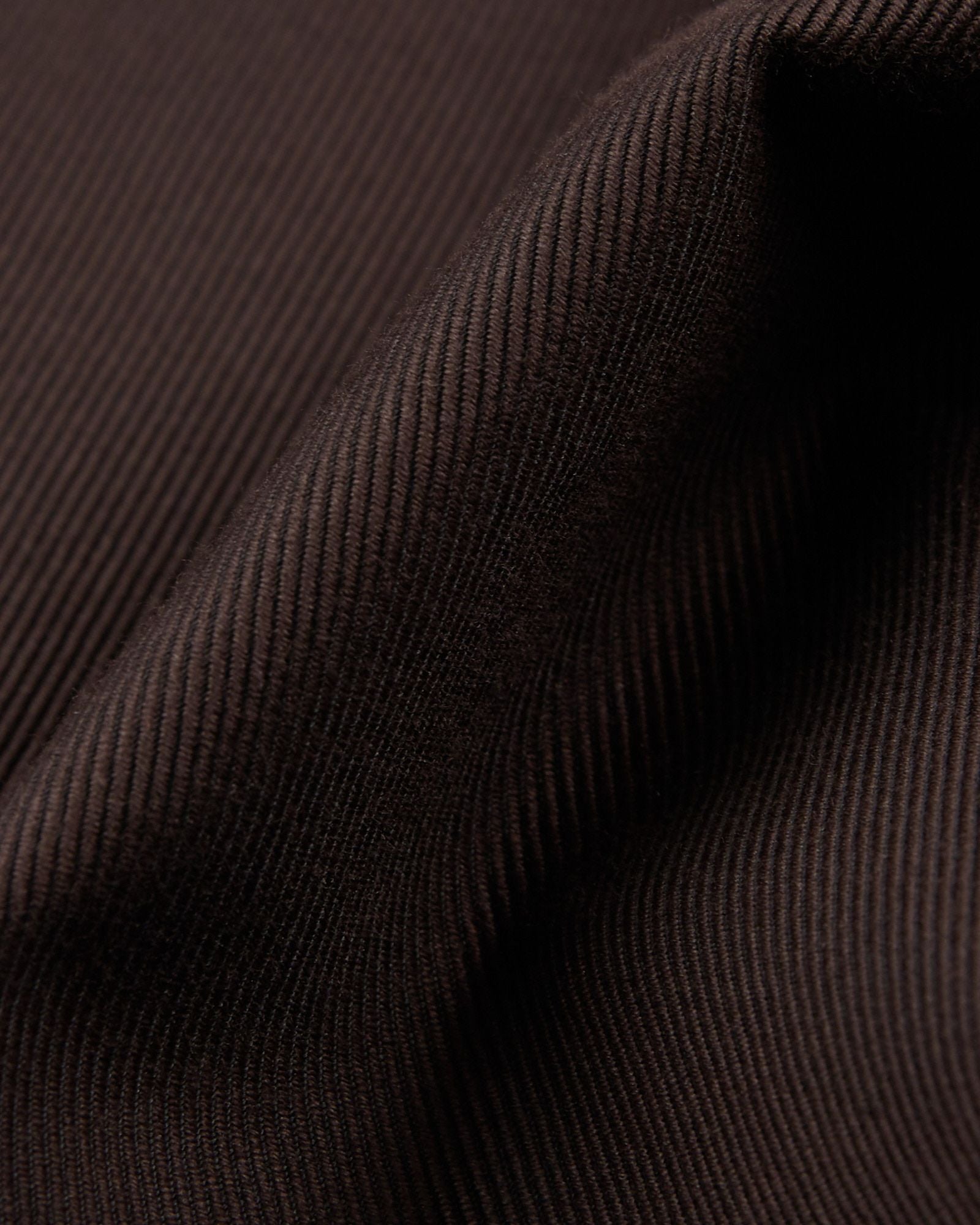 Regular fit wool and cotton drill trousers