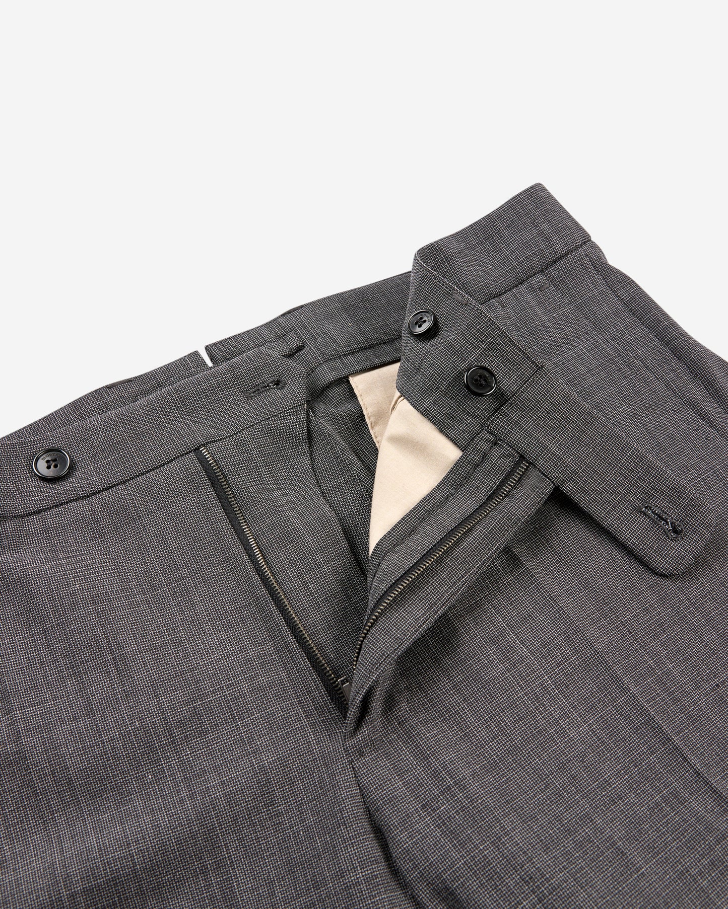 Tapered fit stretch wool blend Flexpants