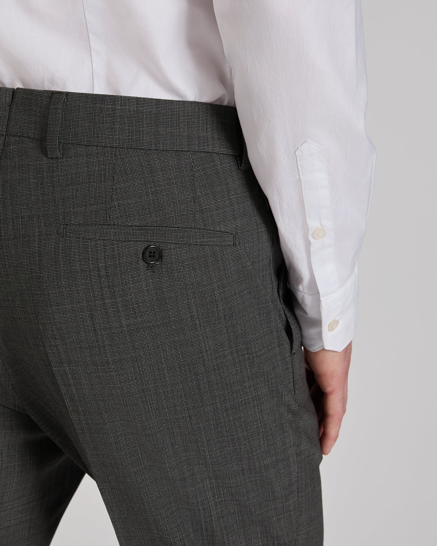 Tapered fit stretch wool blend Flexpant