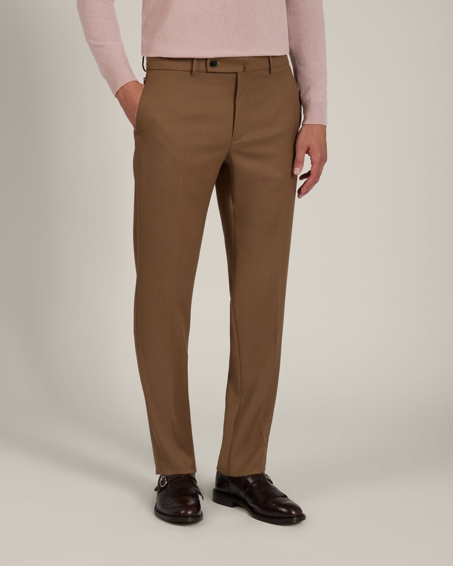 Tapered fit Tekno Twill trousers
