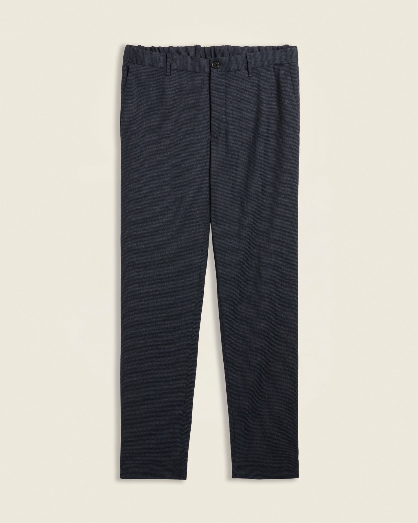 Pantalone slim fit in lana stretch