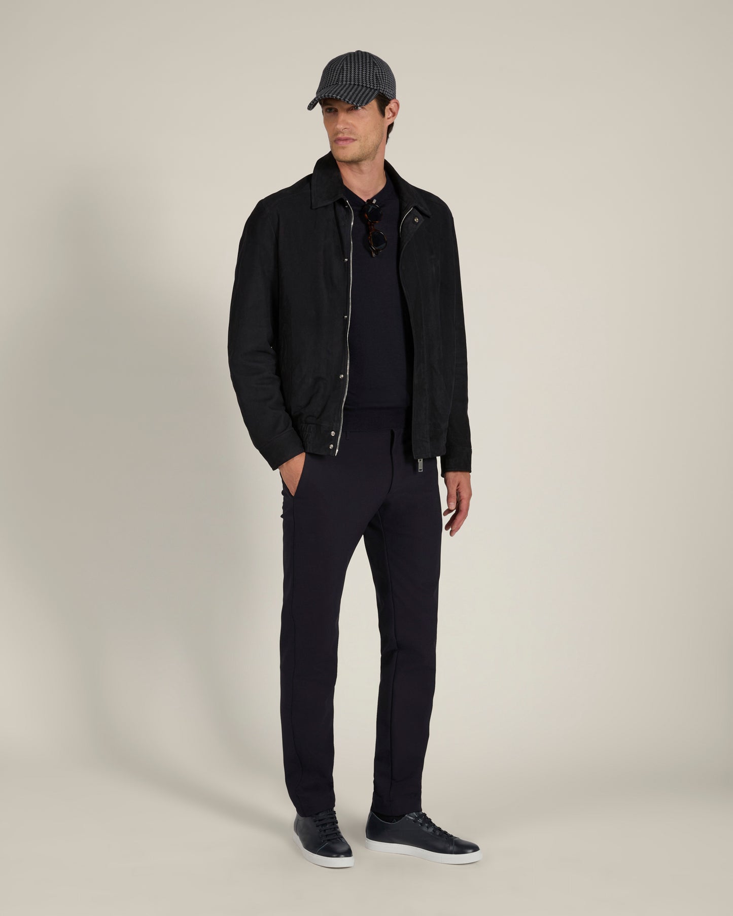 Pantalone slim fit in tessuto tecnico