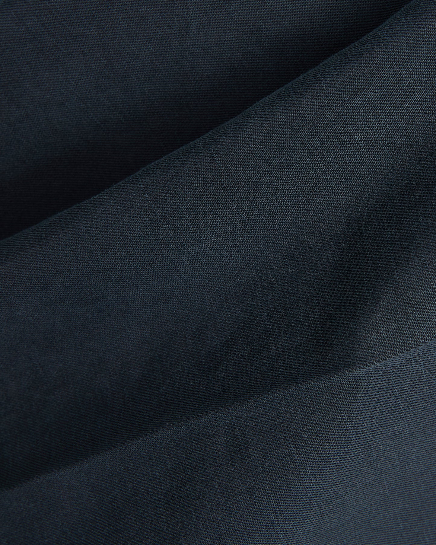 Straight fit cotton and linen trousers