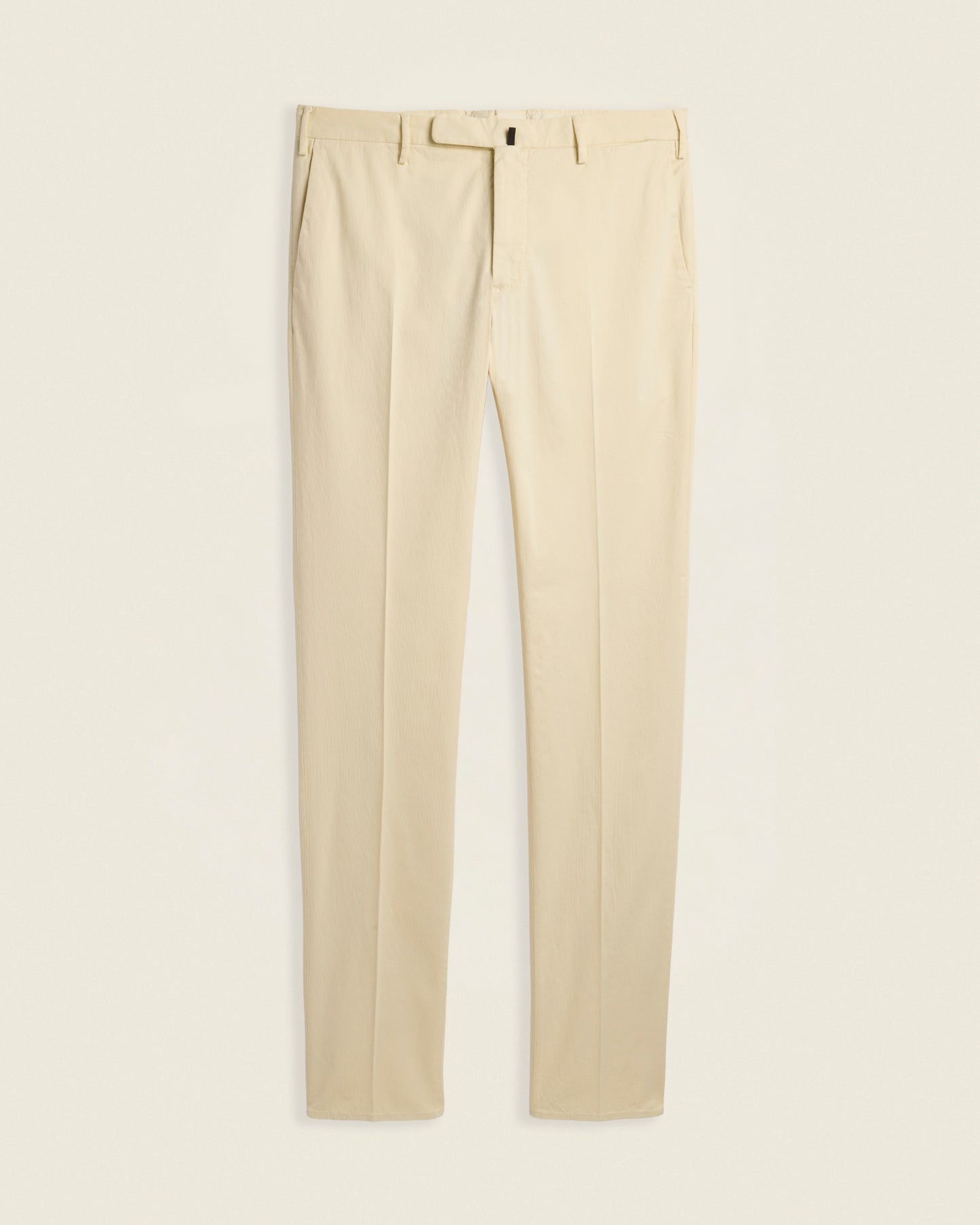 Slim-fit comfort cotton trousers