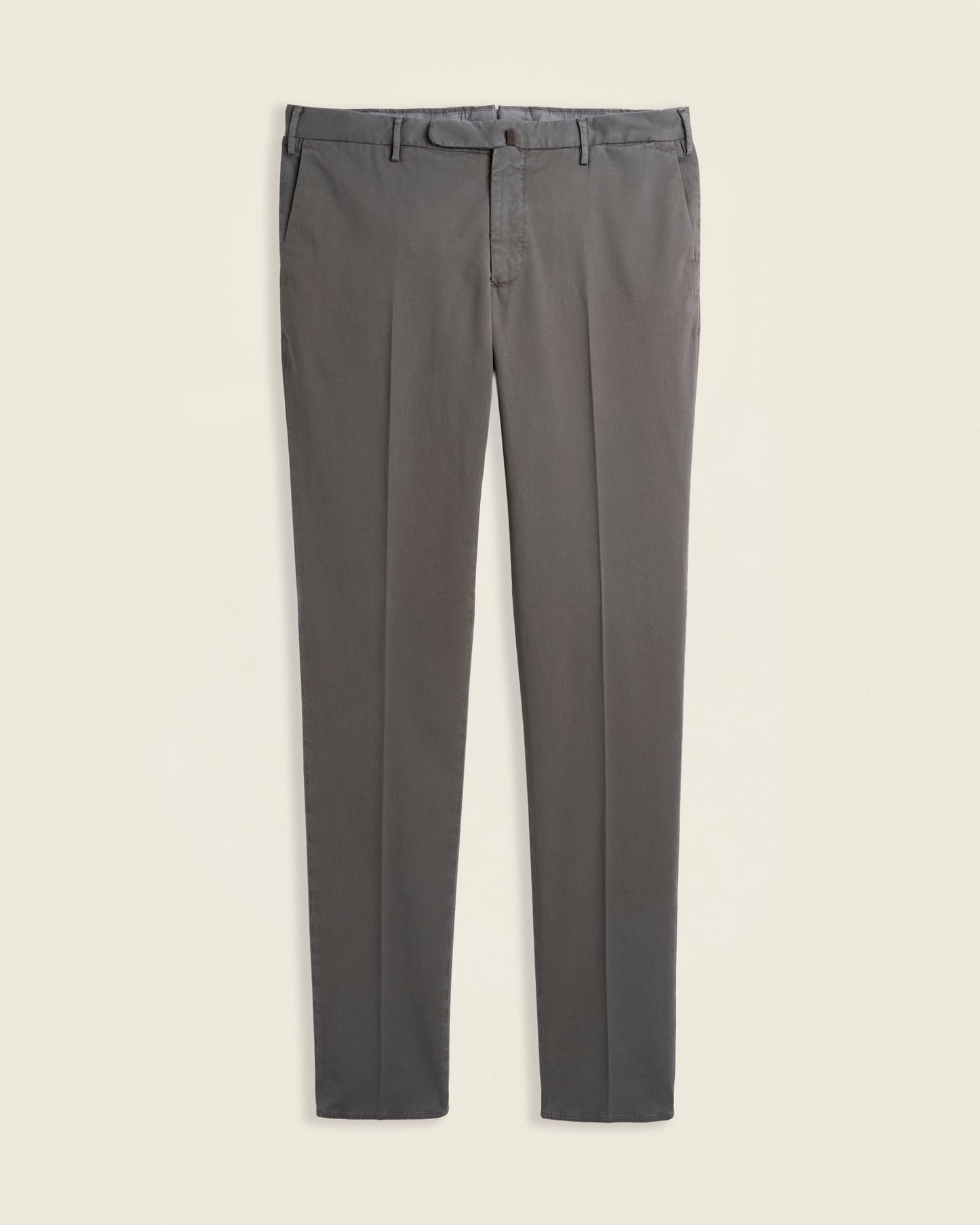 Slim-fit comfort cotton trousers
