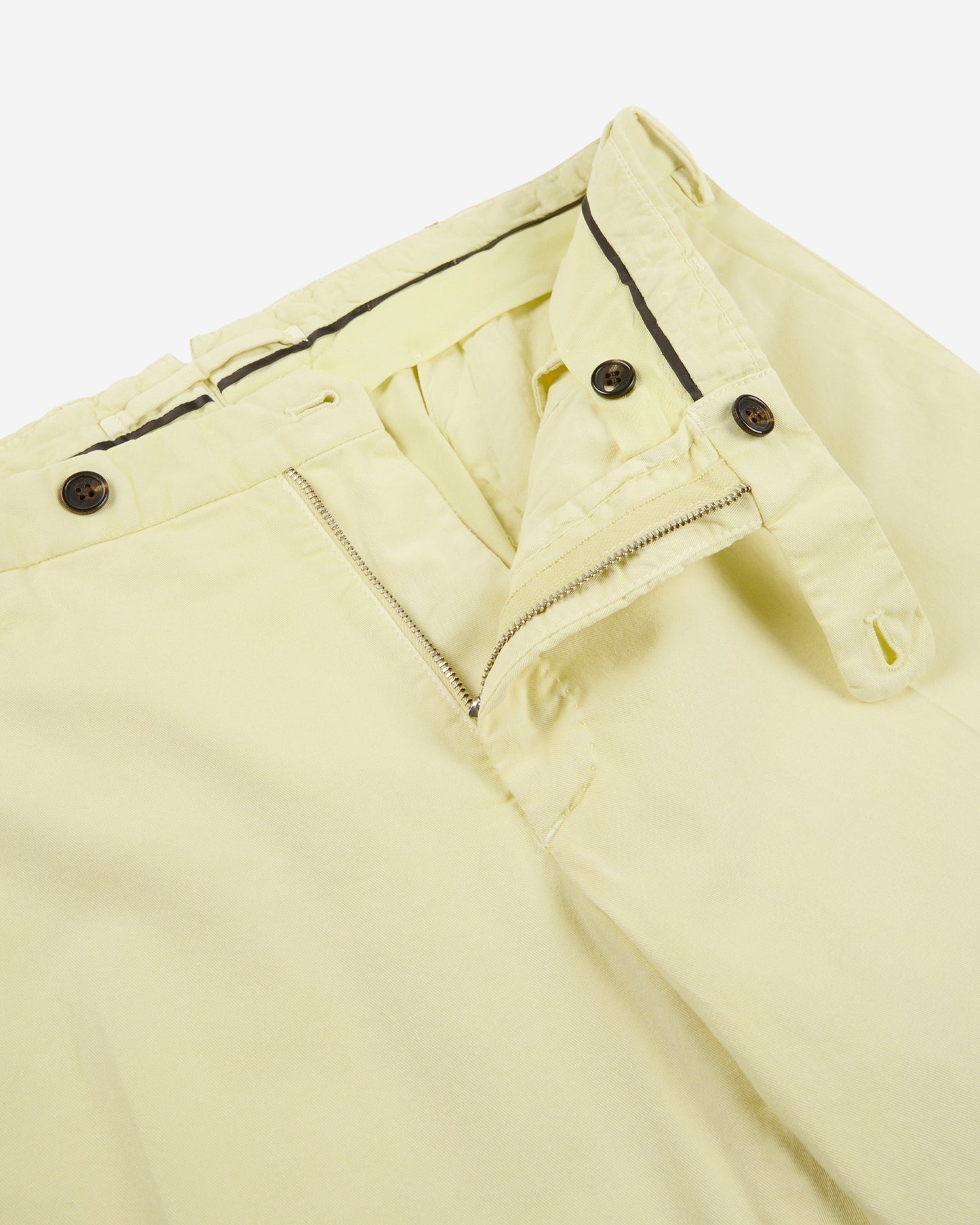 Slim fit organic cotton trousers