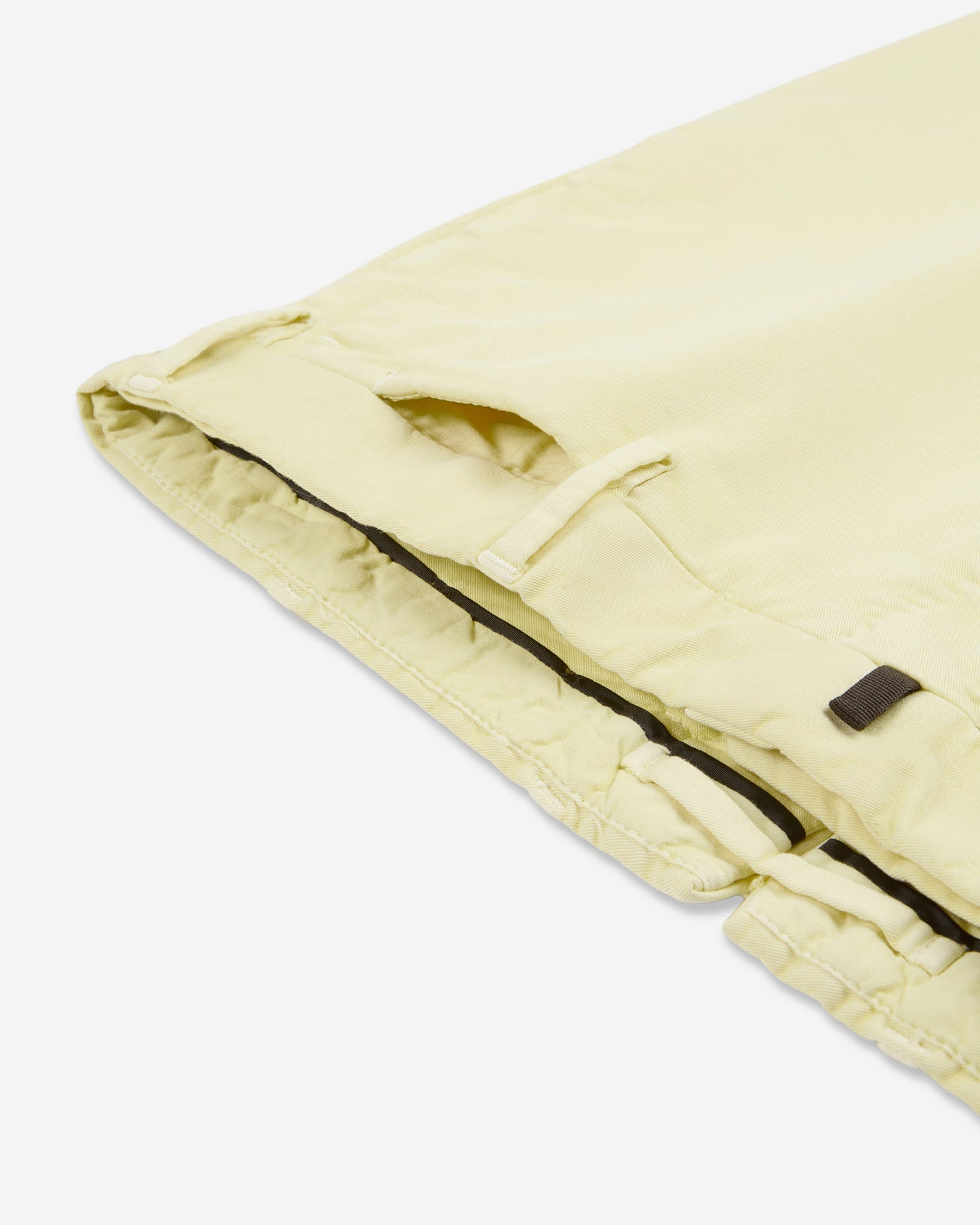 Slim fit organic cotton trousers