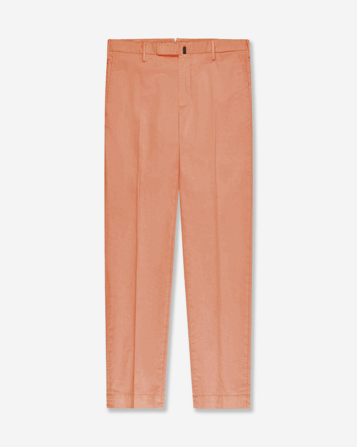 Slim fit cotton trousers