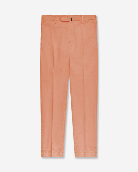 Slim fit organic cotton trousers