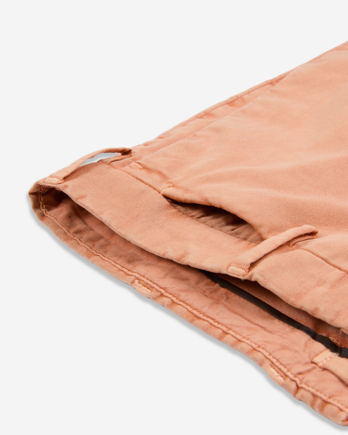 Slim fit organic cotton trousers