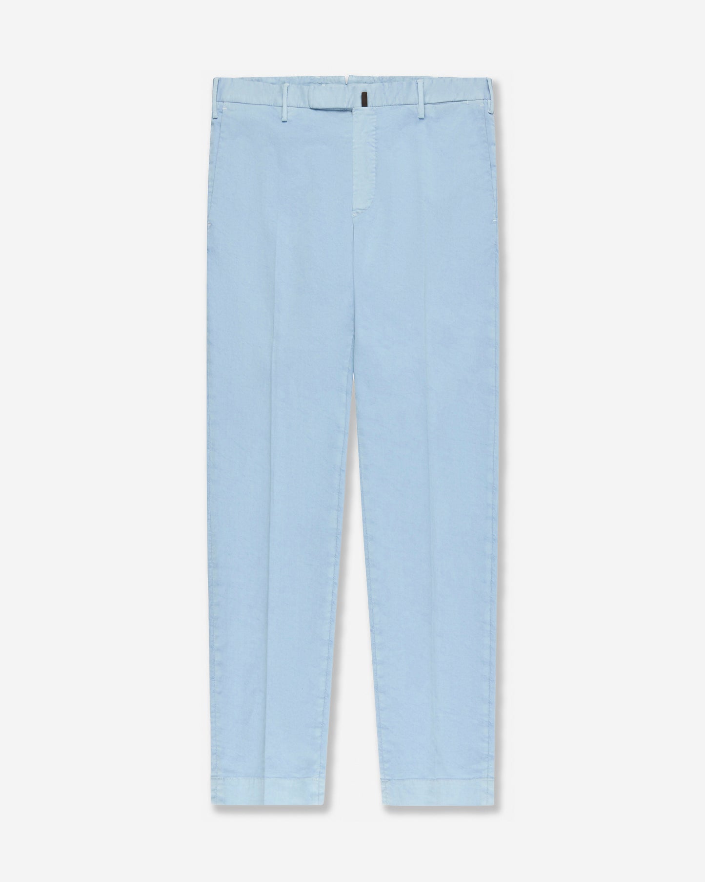 Slim fit organic cotton trousers