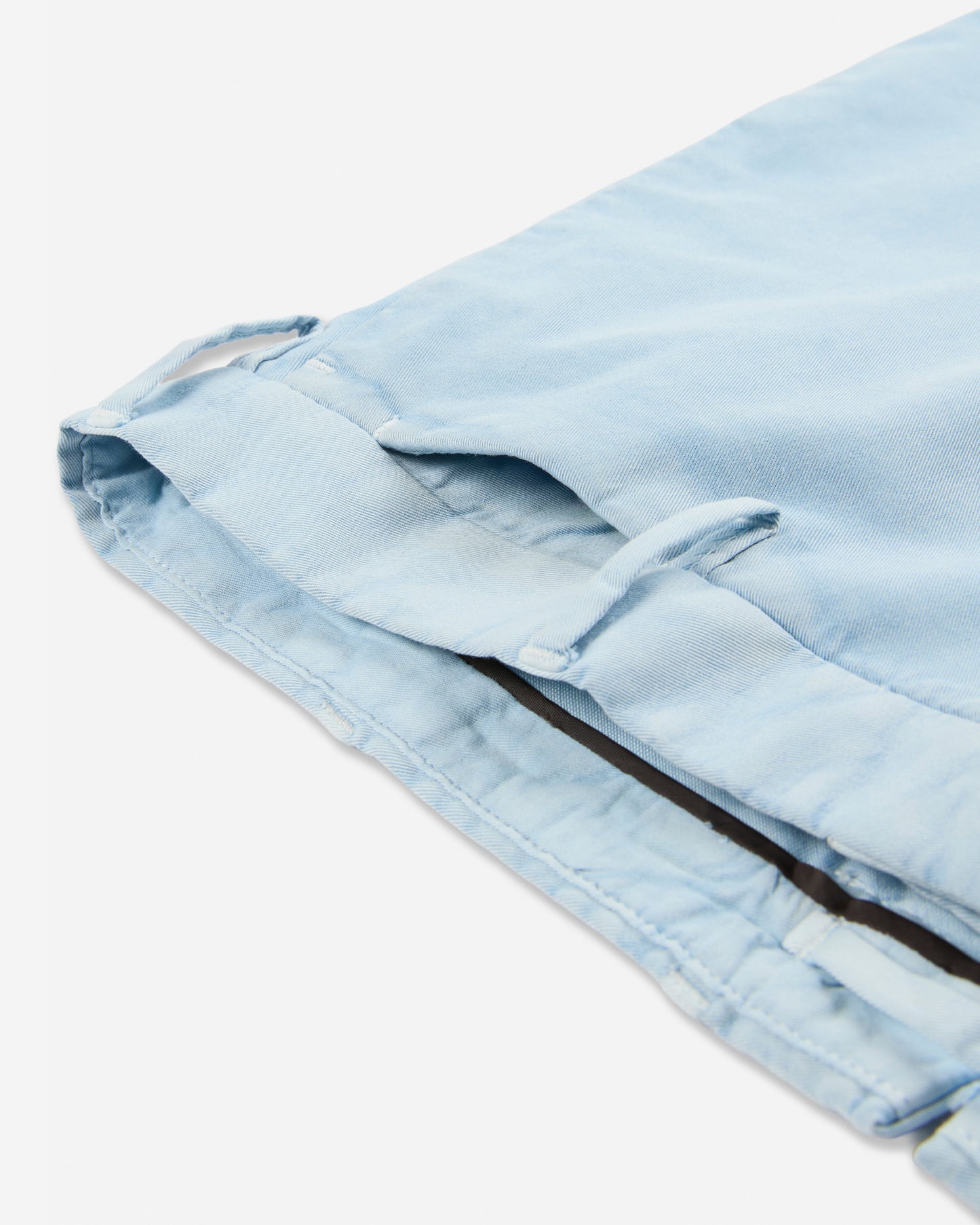 Slim fit organic cotton trousers