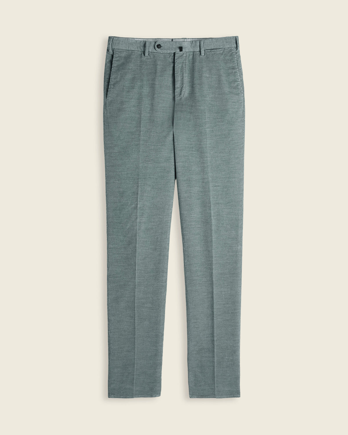 Regular fit cotton and cashmere corduroy trousers