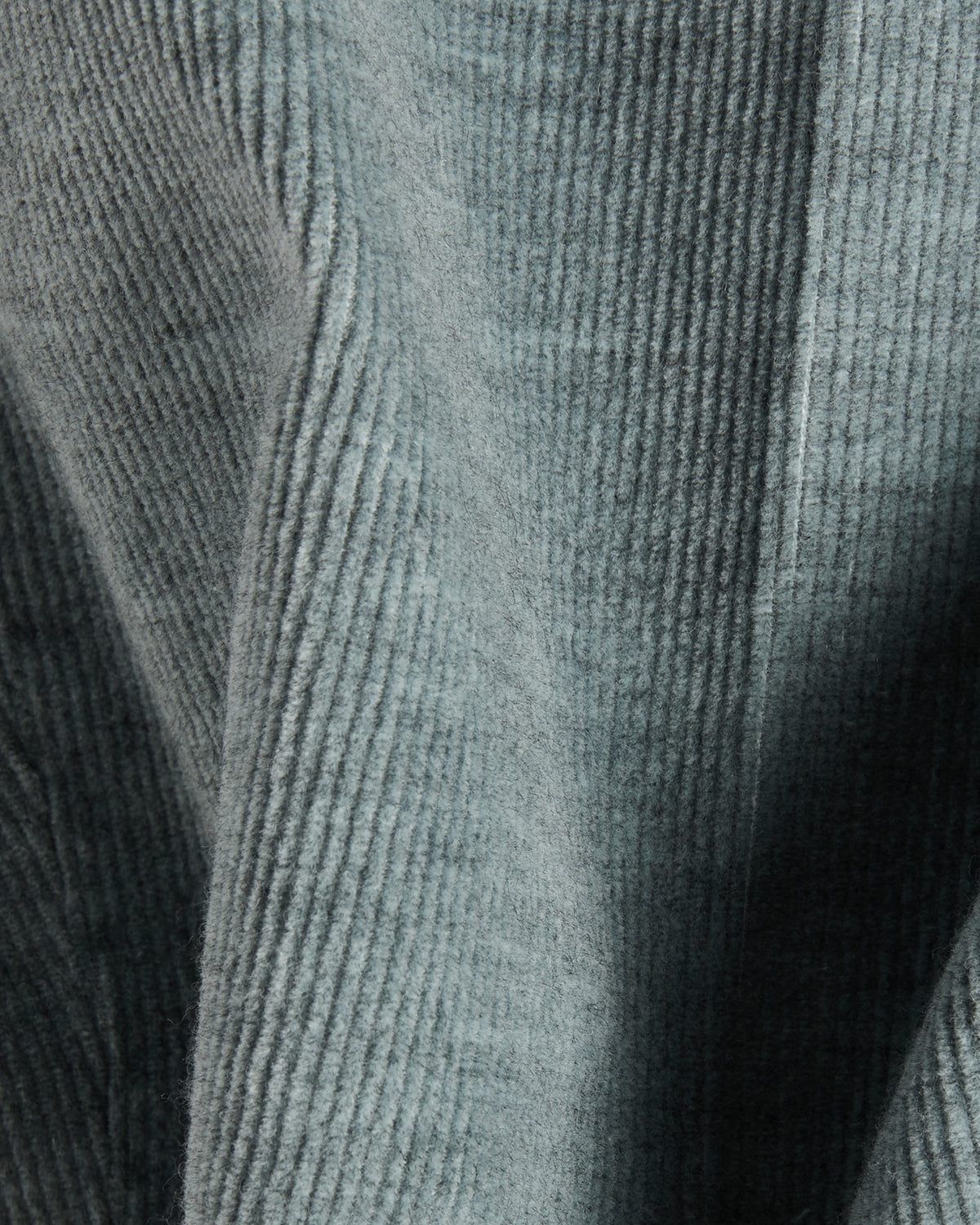 Pantalone regular fit in velluto di cotone e cashmere