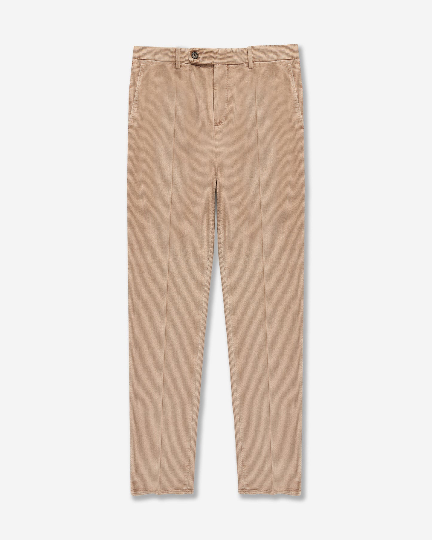 Tapered fit corduroy trousers