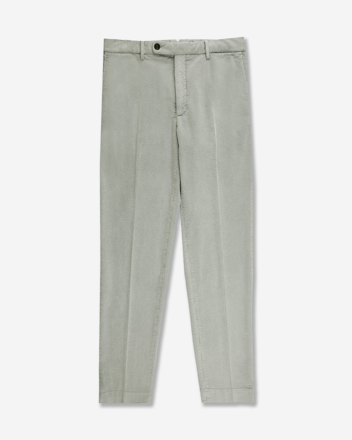 Tapered fit corduroy trousers