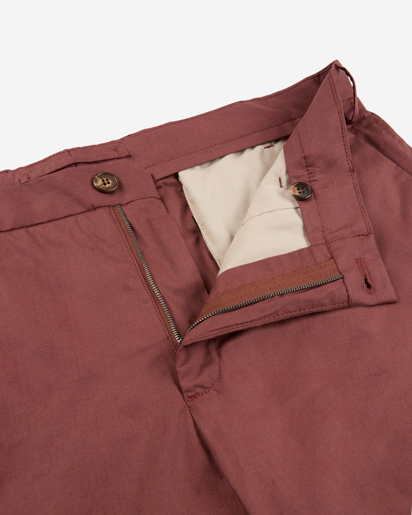 Bermudashorts Slim Fit aus Baumwollpopeline