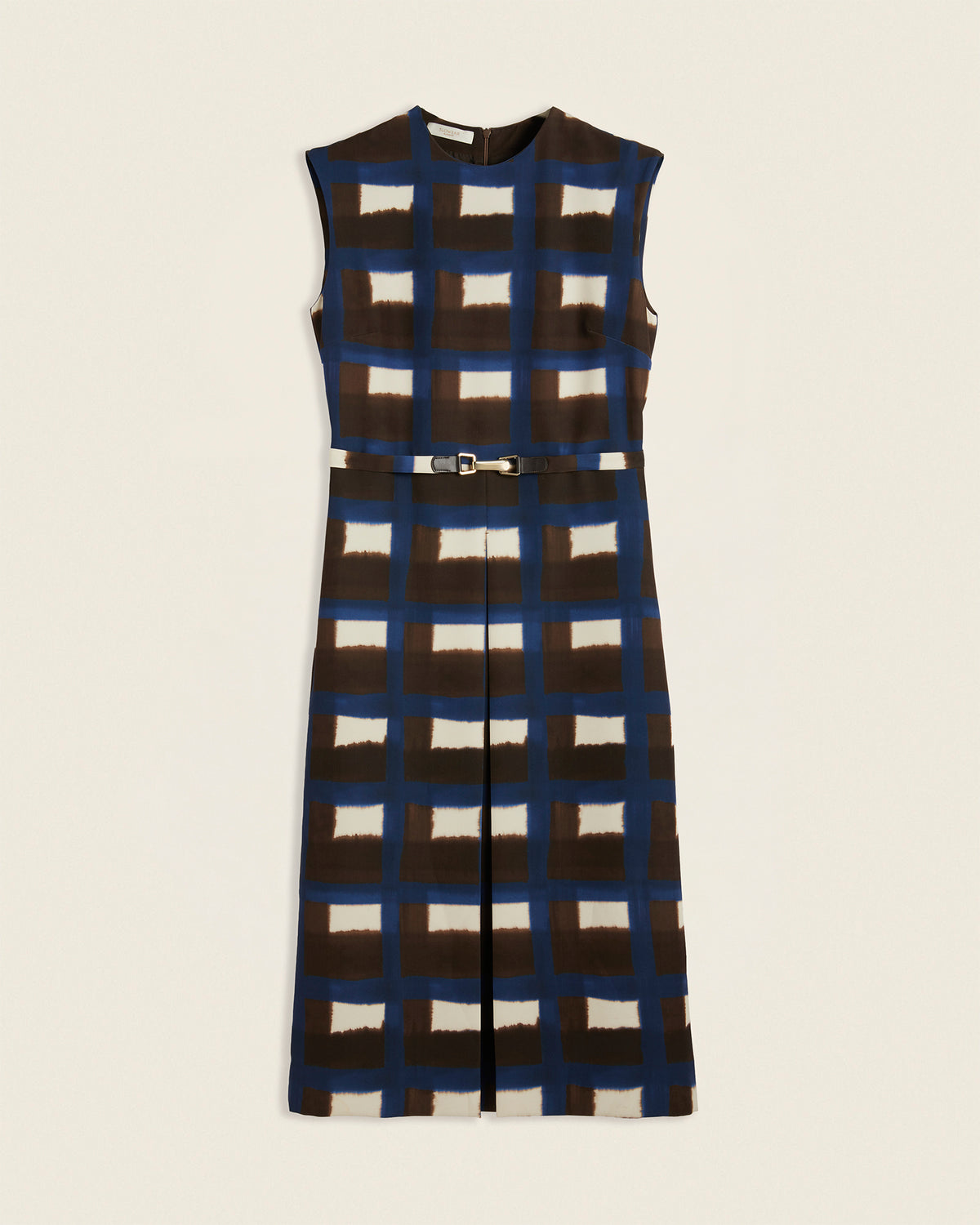 Printed polyester dress