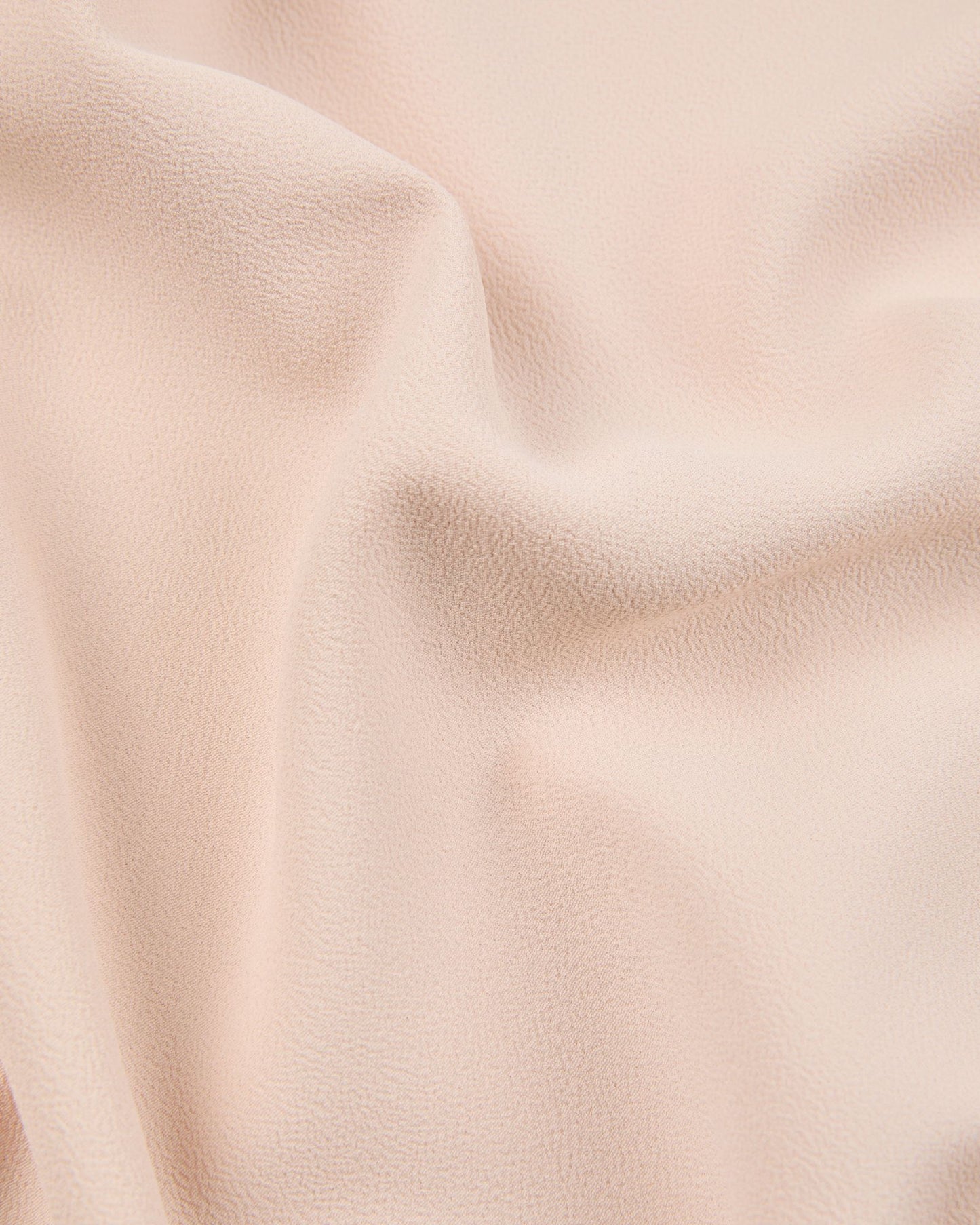 Glanshirt - Regular fit top in silk-blend crêpe de chine - nude