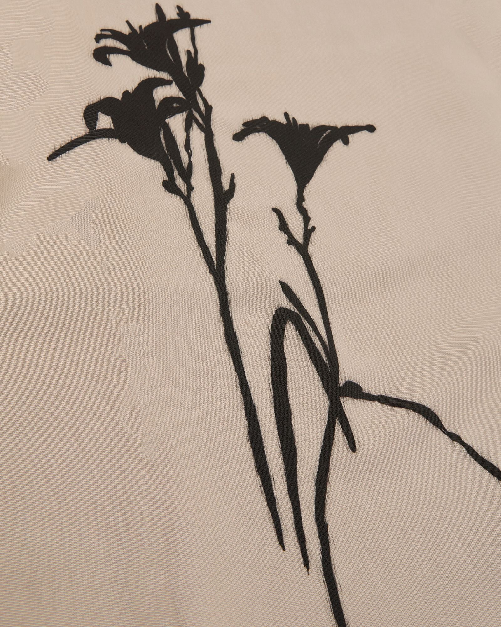 Glanshirt - Regular fit top in viscose twill - champagne