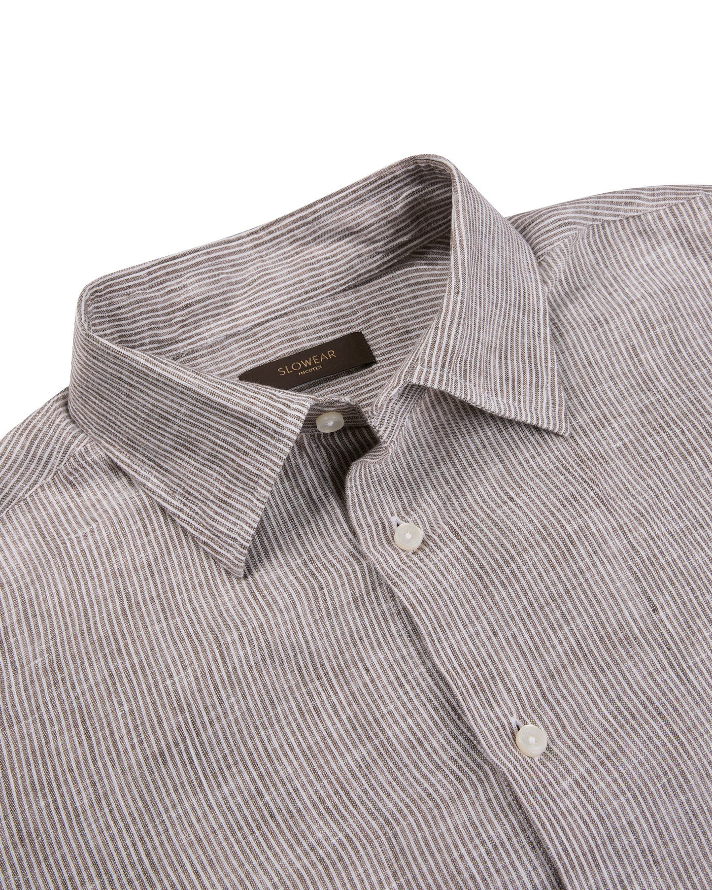 Regular fit linen shirt