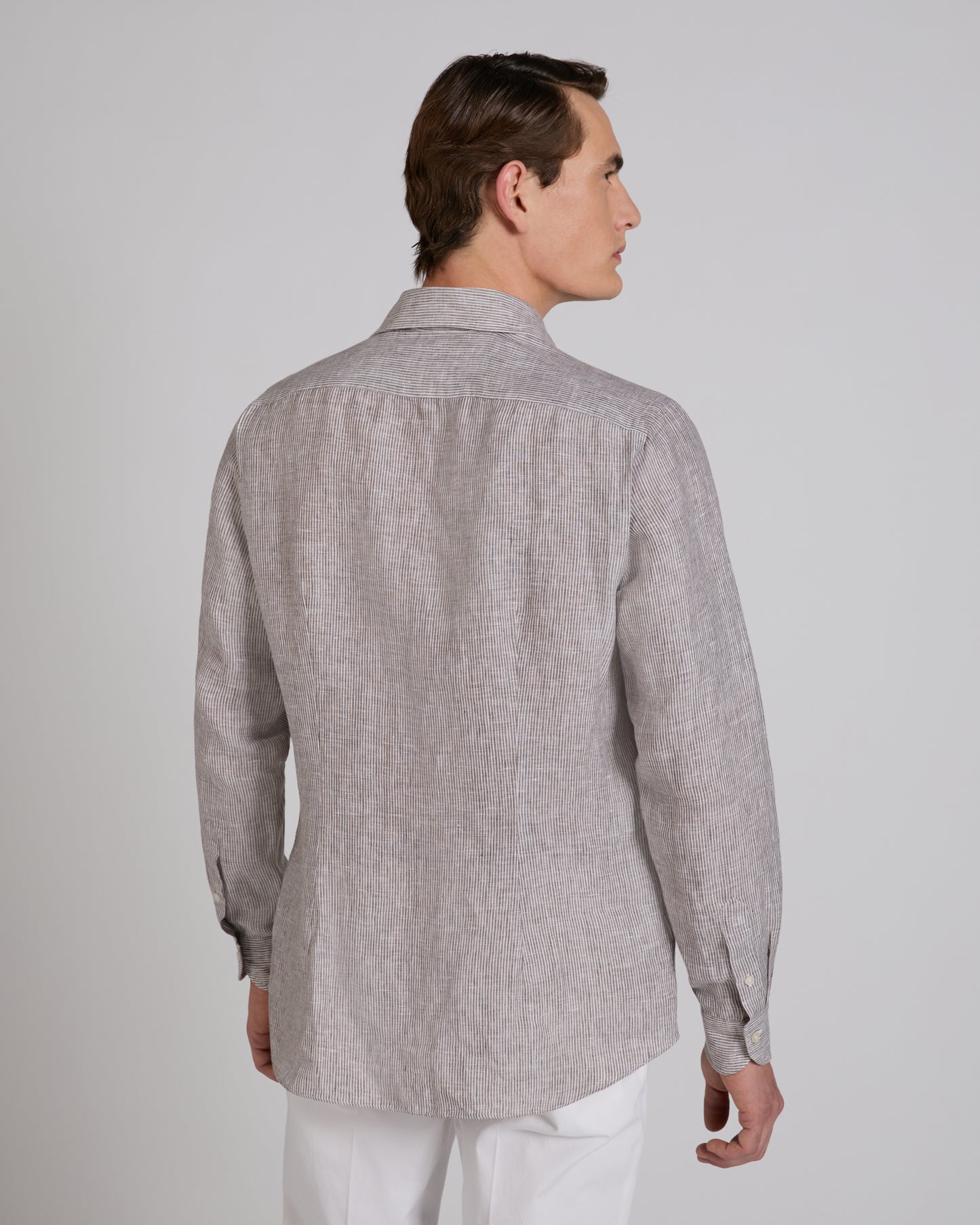 Regular fit linen shirt