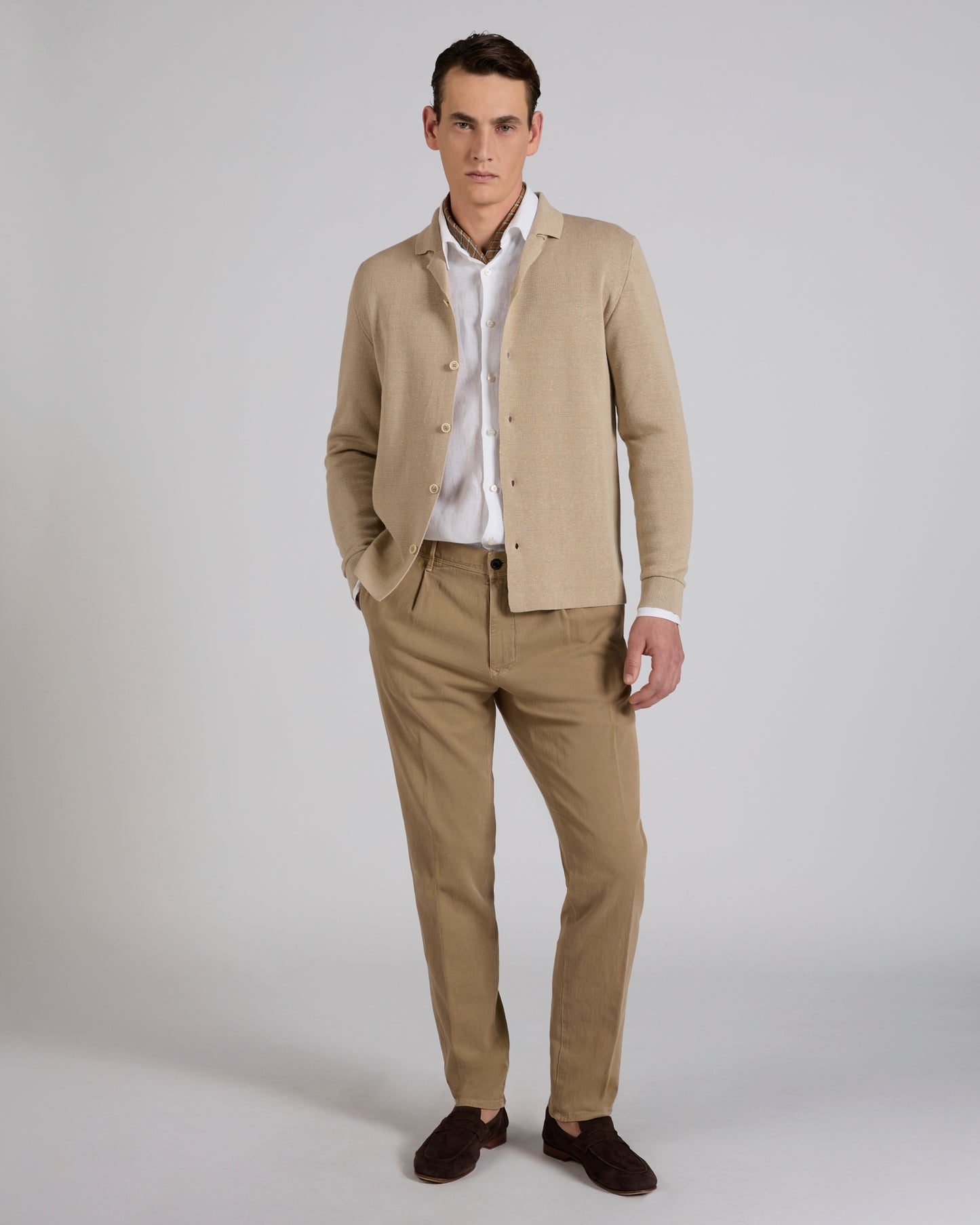 Regular fit linen shirt