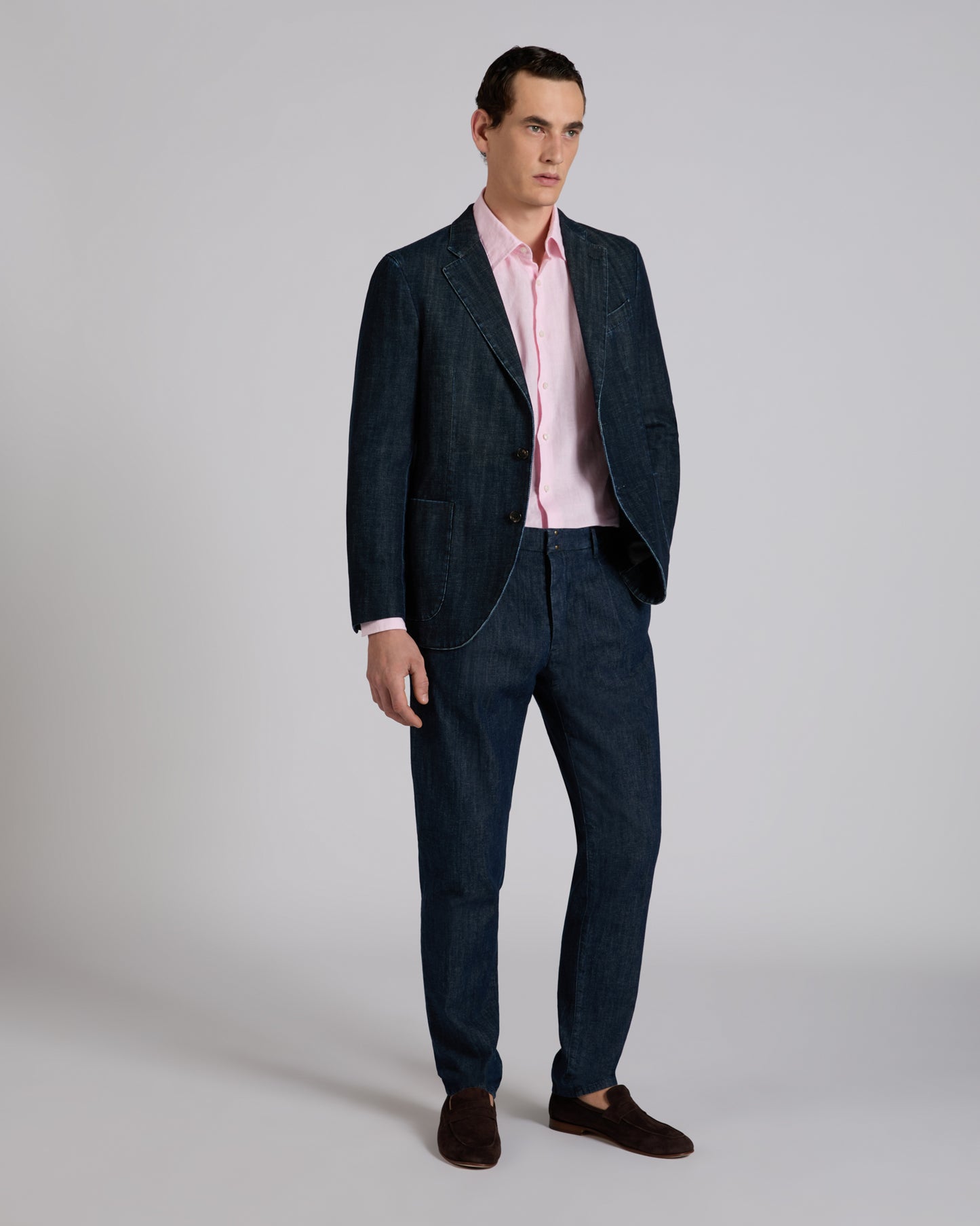 Regular fit linen shirt