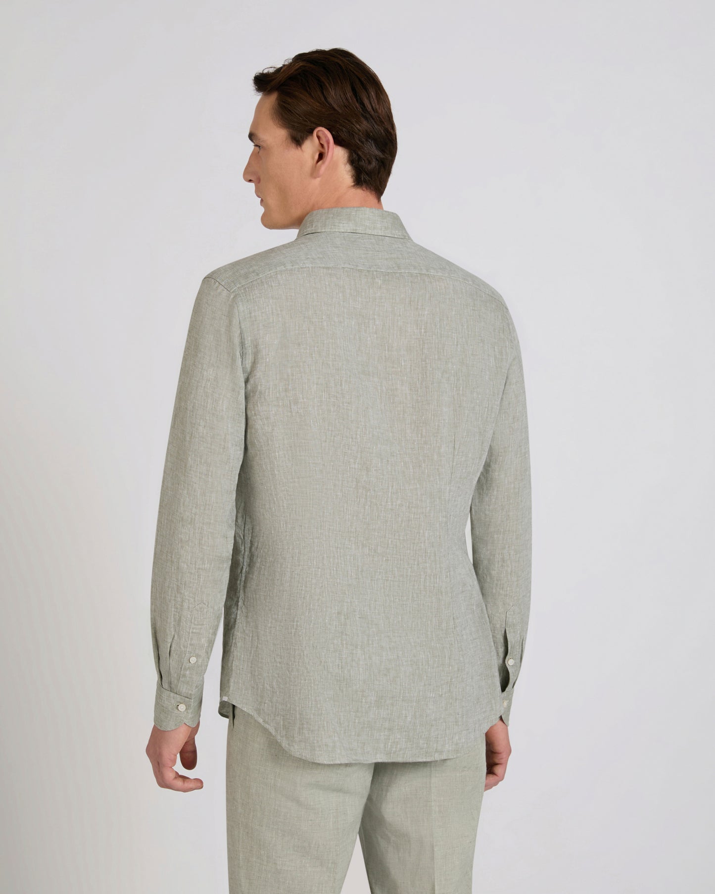 Regular fit linen shirt