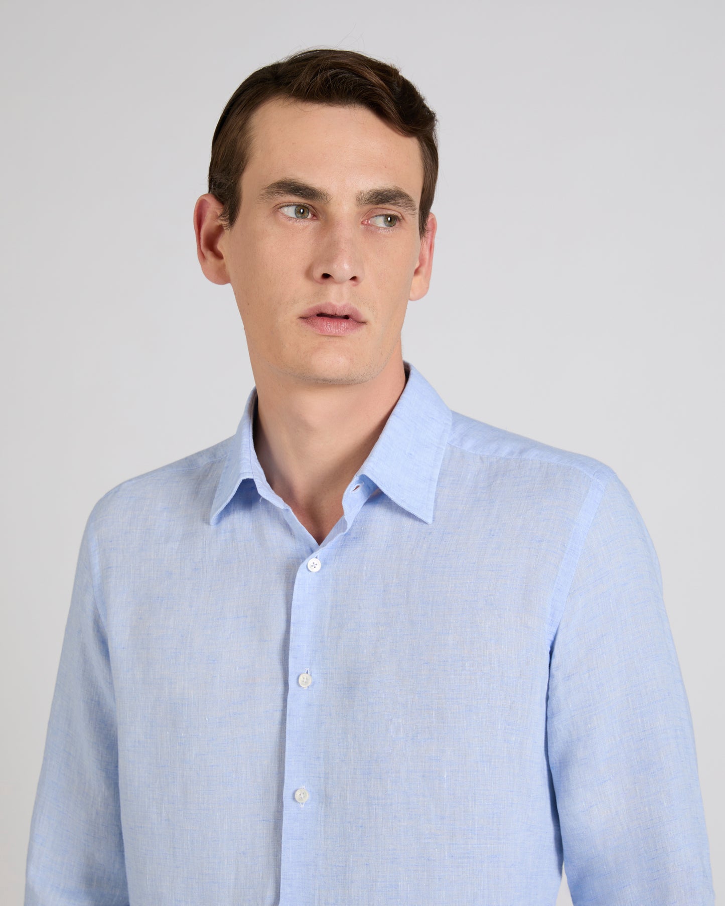 Regular fit linen shirt