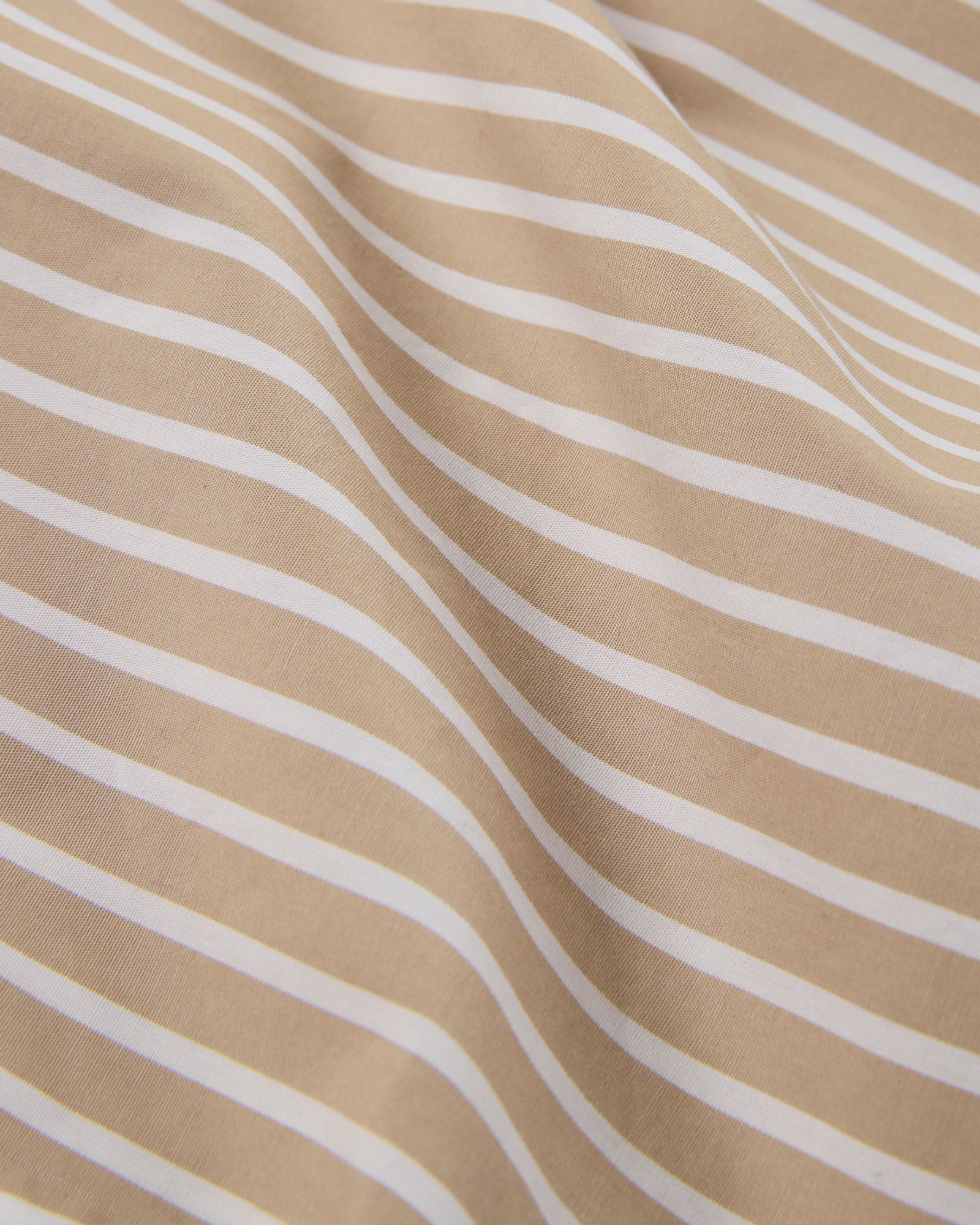 Glanshirt - Regular fit cotton poplin shirt - light beige