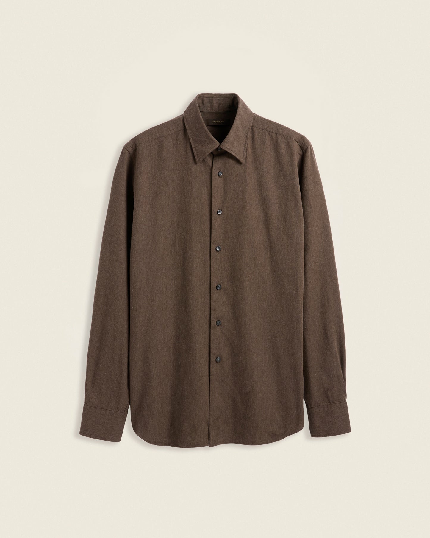 Regular fit denimlook cotton twill shirt