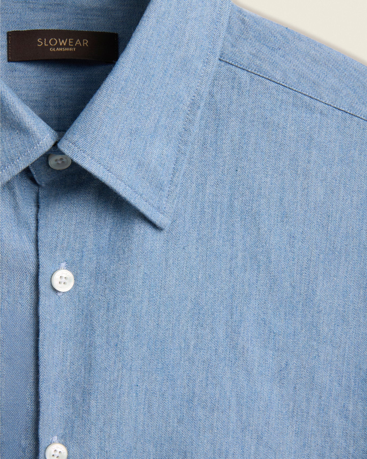 Regular fit denimlook cotton twill shirt
