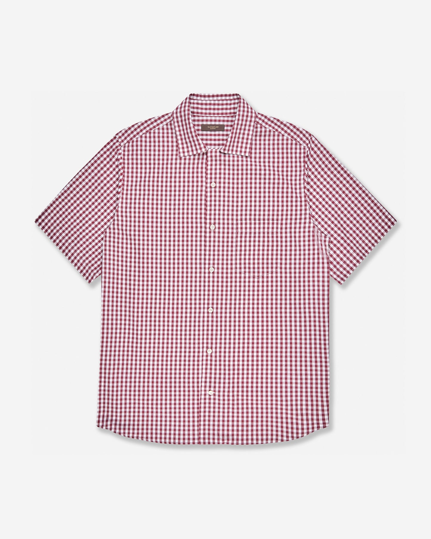 Patterned cotton overshirt