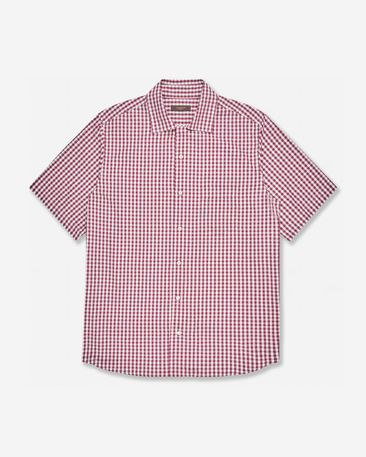 Patterned cotton overshirt