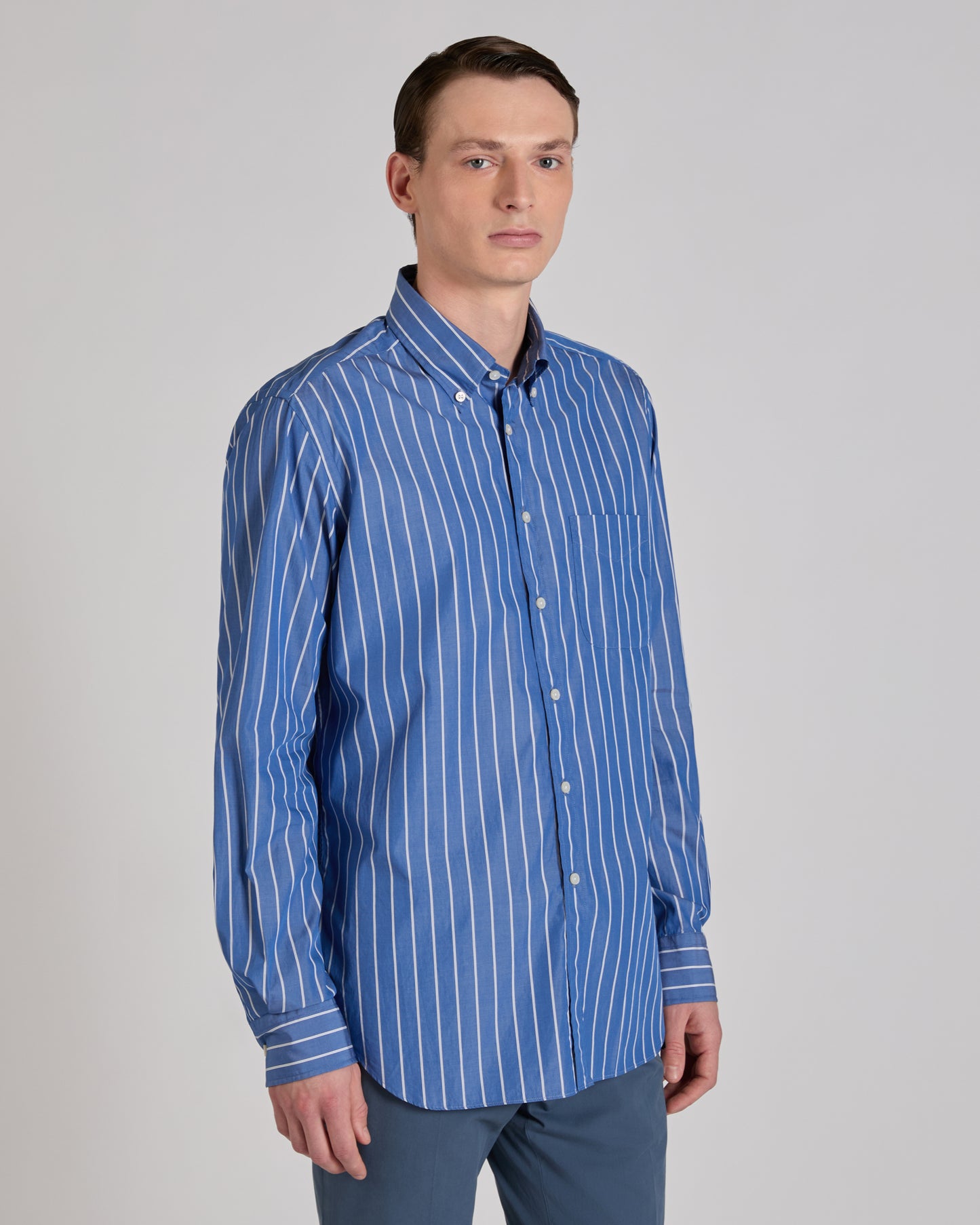 Hemd Casual Fit aus Baumwollpopeline