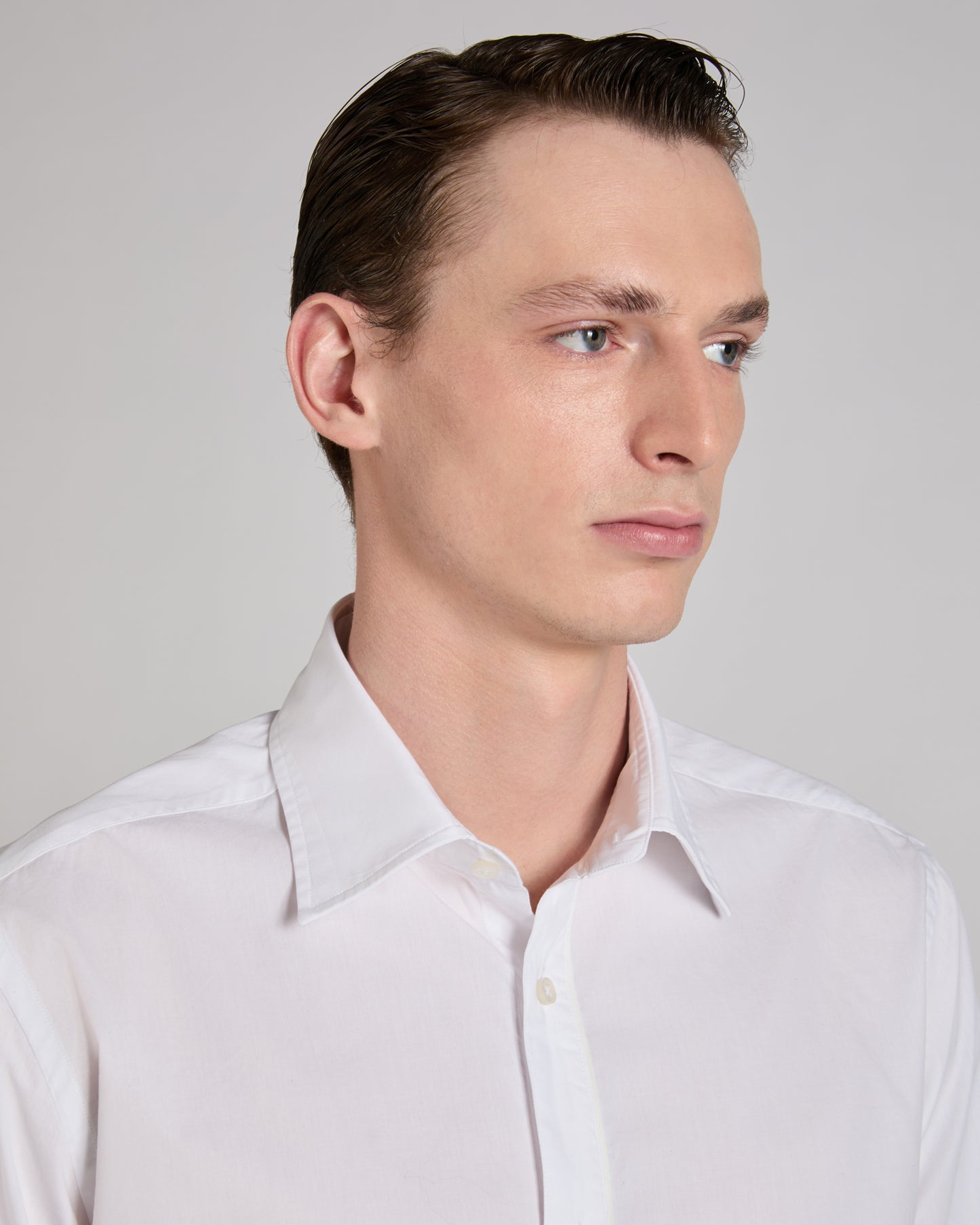 Casual fit summer poplin shirt