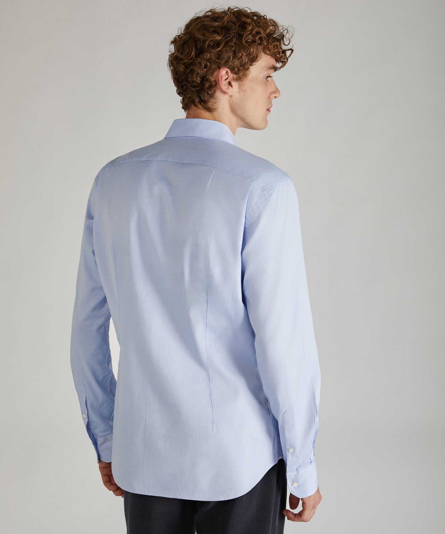 Chemise coupe ajustée en coton Oxford